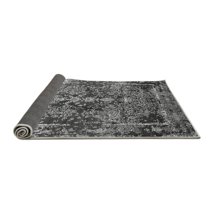 Sideview of Oriental Gray Industrial Rug, urb1391gry