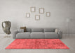 Industrial Red Washable Rugs