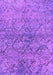 Machine Washable Oriental Purple Industrial Area Rugs, wshurb1392pur