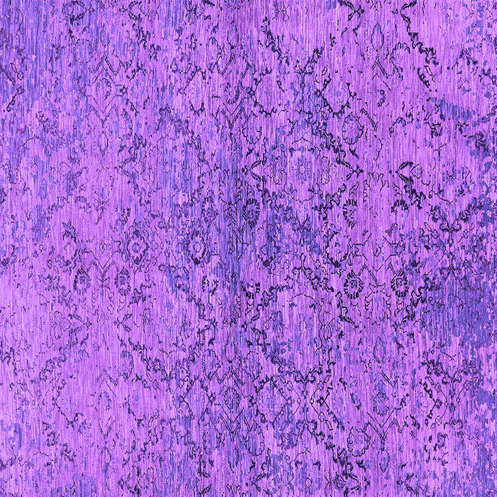 Square Oriental Purple Industrial Rug, urb1392pur