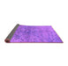 Sideview of Oriental Purple Industrial Rug, urb1392pur