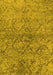 Oriental Yellow Industrial Rug, urb1392yw