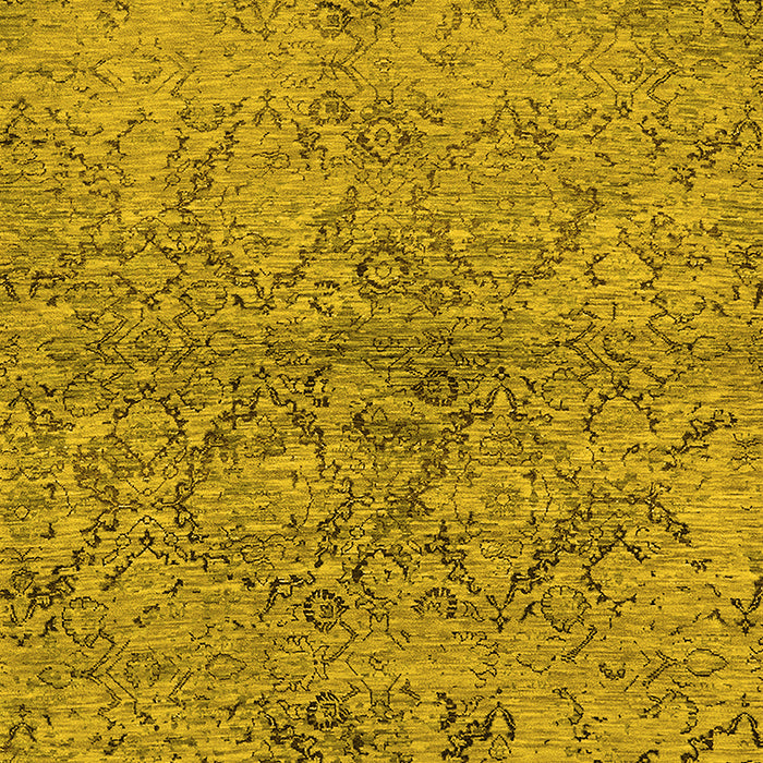 Oriental Yellow Industrial Rug, urb1392yw