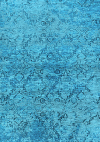 Oriental Light Blue Industrial Rug, urb1392lblu