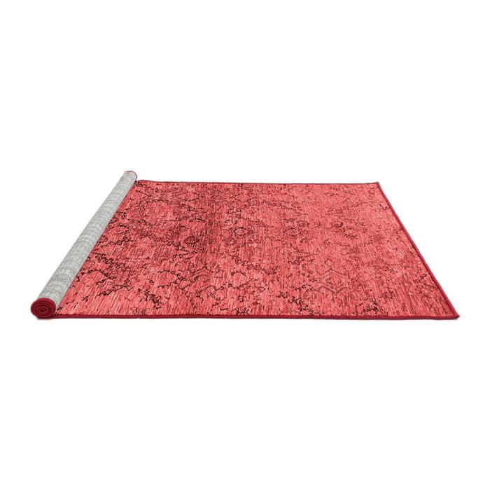 Industrial Red Washable Rugs