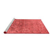 Industrial Red Washable Rugs