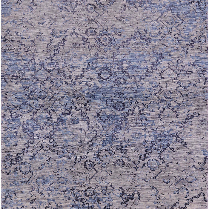 Machine Washable Industrial Modern Purple Rug, wshurb1392