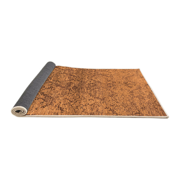 Sideview of Oriental Orange Industrial Rug, urb1392org
