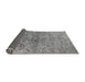 Sideview of Oriental Gray Industrial Rug, urb1392gry