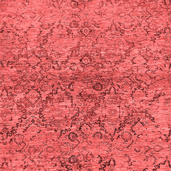 Machine Washable Oriental Red Industrial Rug, wshurb1392red