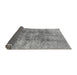 Sideview of Oriental Gray Industrial Rug, urb1393gry