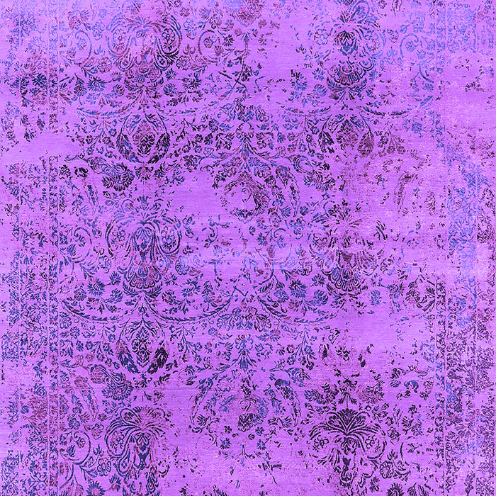 Machine Washable Oriental Purple Industrial Area Rugs, wshurb1393pur