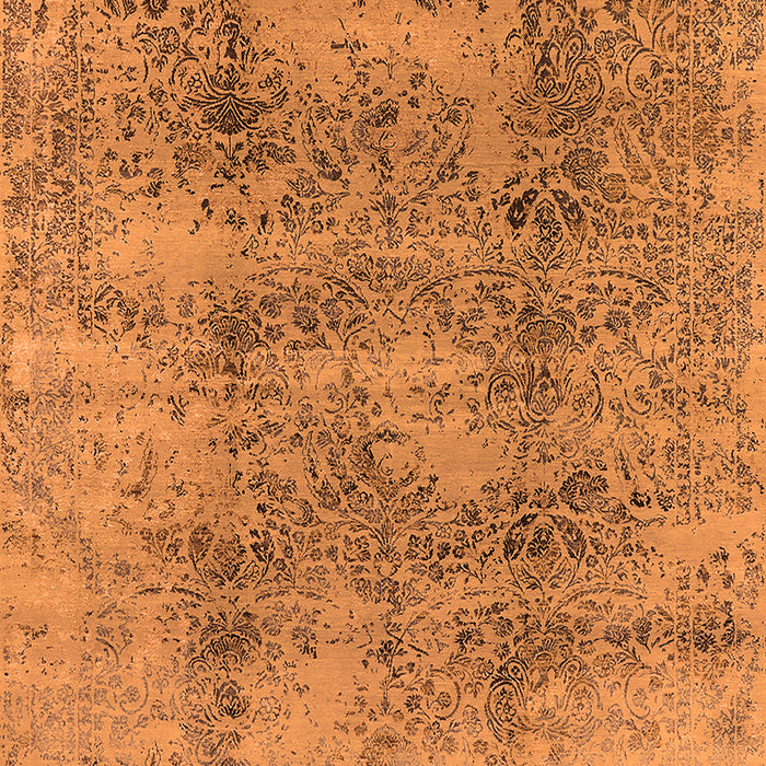 Oriental Orange Industrial Rug, urb1393org