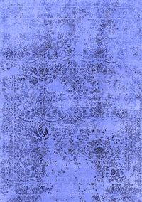 Oriental Blue Industrial Rug, urb1393blu