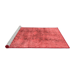 Industrial Red Washable Rugs