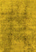 Oriental Yellow Industrial Rug, urb1393yw