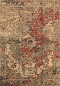 Oriental Brown Industrial Rug, urb1394brn