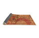 Sideview of Oriental Orange Industrial Rug, urb1394org