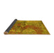 Sideview of Oriental Yellow Industrial Rug, urb1394yw