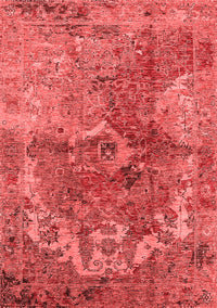 Oriental Red Industrial Rug, urb1394red