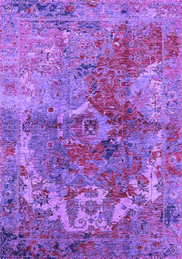 Oriental Purple Industrial Rug, urb1394pur