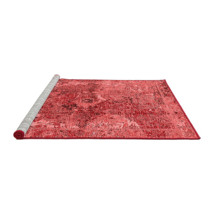 Industrial Red Washable Rugs
