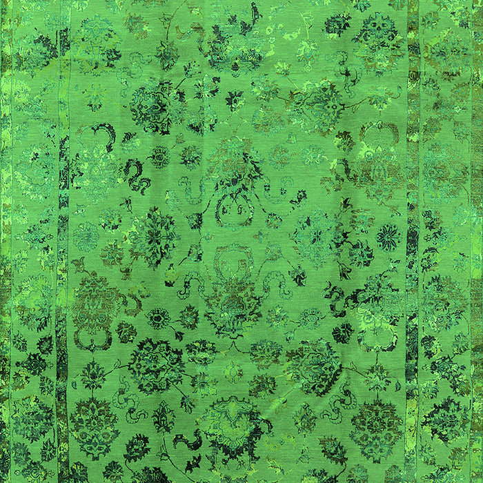 Oriental Green Industrial Rug, urb1395grn