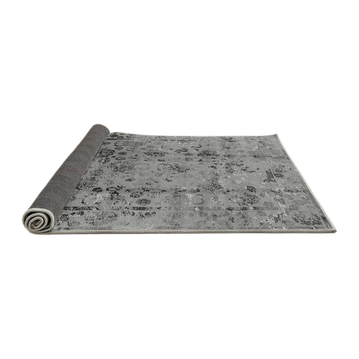 Sideview of Oriental Gray Industrial Rug, urb1395gry