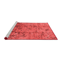 Industrial Red Washable Rugs