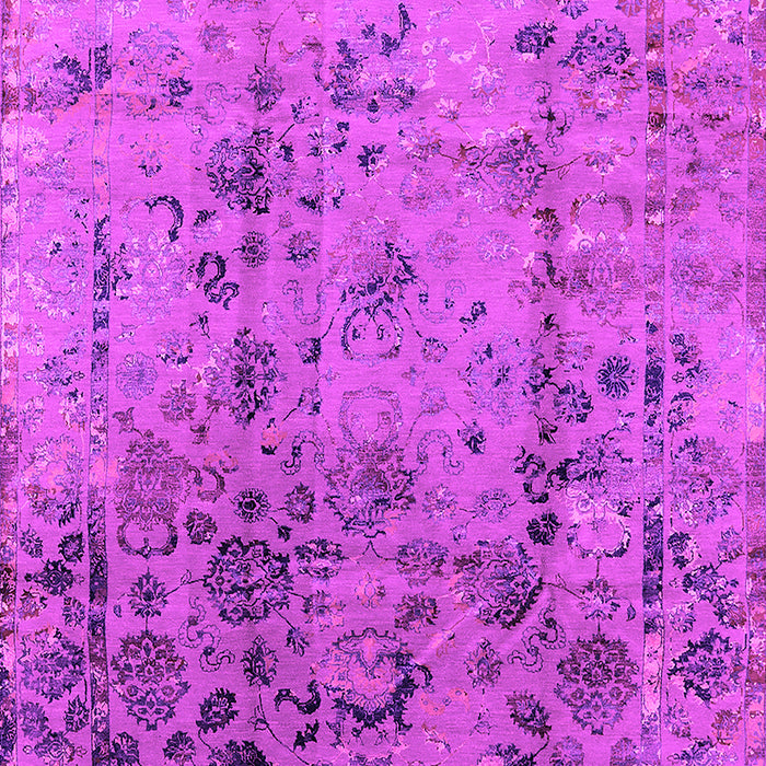 Machine Washable Oriental Pink Industrial Rug, wshurb1395pnk