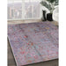 Machine Washable Industrial Modern Mauve Taupe Purple Rug in a Family Room, wshurb1396