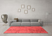 Industrial Red Washable Rugs