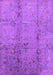 Machine Washable Oriental Purple Industrial Area Rugs, wshurb1396pur