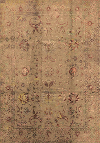 Oriental Brown Industrial Rug, urb1396brn