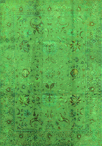 Oriental Green Industrial Rug, urb1396grn