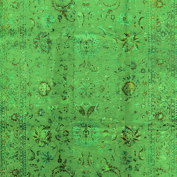 Oriental Green Industrial Rug, urb1396grn