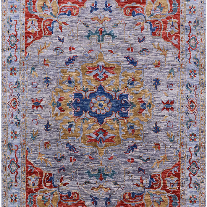 Machine Washable Industrial Modern Rosy-Finch Purple Rug, wshurb1397