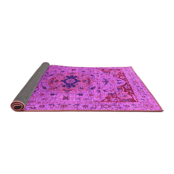 Sideview of Oriental Pink Industrial Rug, urb1397pnk