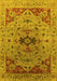 Oriental Yellow Industrial Rug, urb1397yw