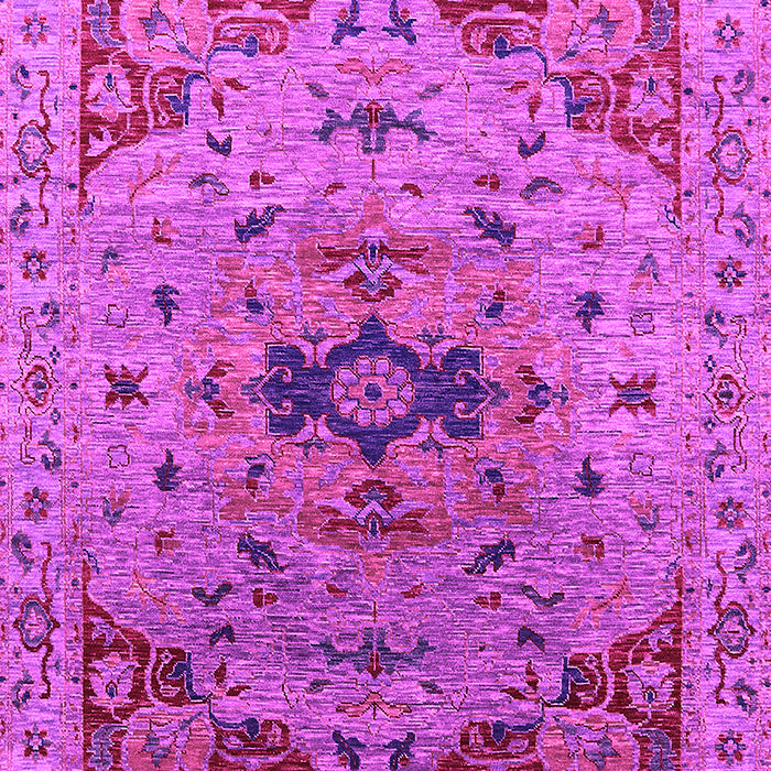 Machine Washable Oriental Pink Industrial Rug, wshurb1397pnk