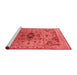 Industrial Red Washable Rugs