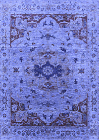 Oriental Blue Industrial Rug, urb1397blu