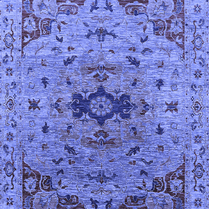 Oriental Blue Industrial Rug, urb1397blu
