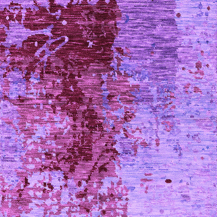 Machine Washable Oriental Purple Industrial Area Rugs, wshurb1398pur