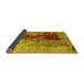 Sideview of Oriental Yellow Industrial Rug, urb1398yw