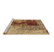 Sideview of Machine Washable Oriental Brown Industrial Rug, wshurb1398brn