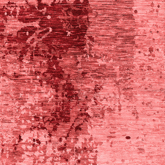 Machine Washable Oriental Red Industrial Rug, wshurb1398red