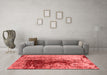 Industrial Red Washable Rugs