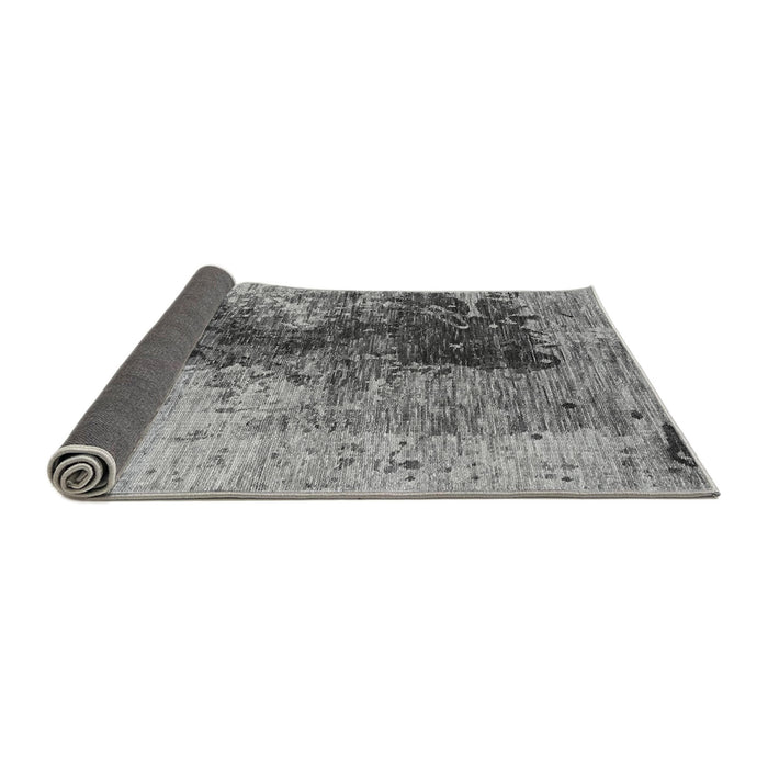 Sideview of Oriental Gray Industrial Rug, urb1398gry