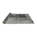 Sideview of Oriental Gray Industrial Rug, urb1398gry